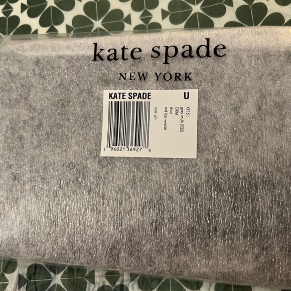 NWT authentic Kate Spade Staci Spotted Animal  Medium L-zip Wristlet - Picture 6 of 7